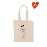 TOTE BAG FACE EVERYWHERE HELEN B