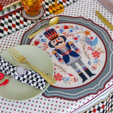 SET 2 SOTTOPIATTI NATALIZI SCHIACCIANOCI