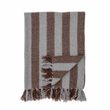 PLAID NANN THROW BROWN