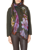 FLORES SCIARPA IN MISTO VISCOSA E MODAL