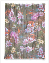 FLORES SCIARPA IN MISTO VISCOSA E MODAL