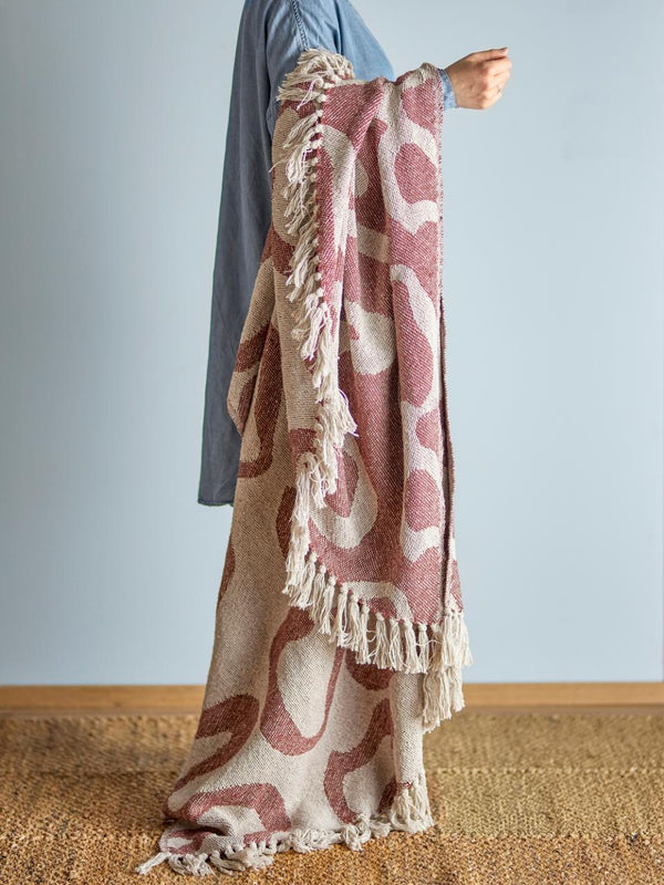 PLAID SALOBRE THROW BROWN