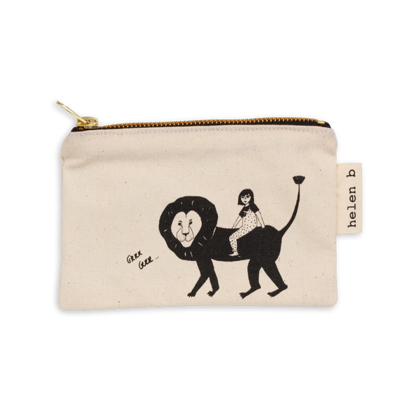 MINI POUCH BIG LION HELEN B