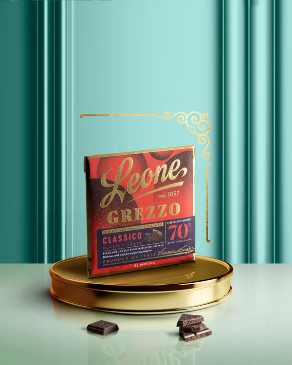 TAVOLETTA LEONE CIOCCOLATO GREZZO CLASSICO
