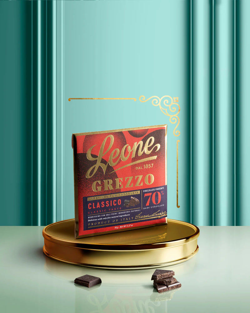 TAVOLETTA LEONE CIOCCOLATO GREZZO CLASSICO