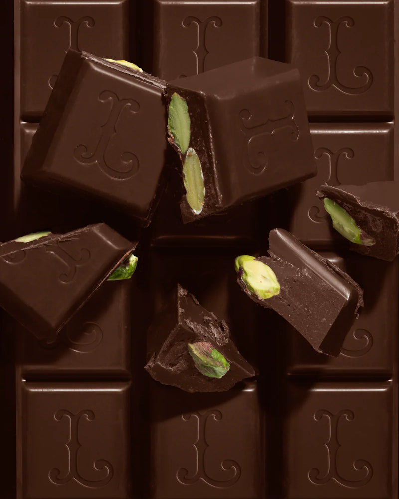 BARRETTA LEONE CIOCCOLATO AL LATTE CON PISTACCHI