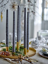 VASSOIO TONDO CON PORTA CANDELE MAGNETICO