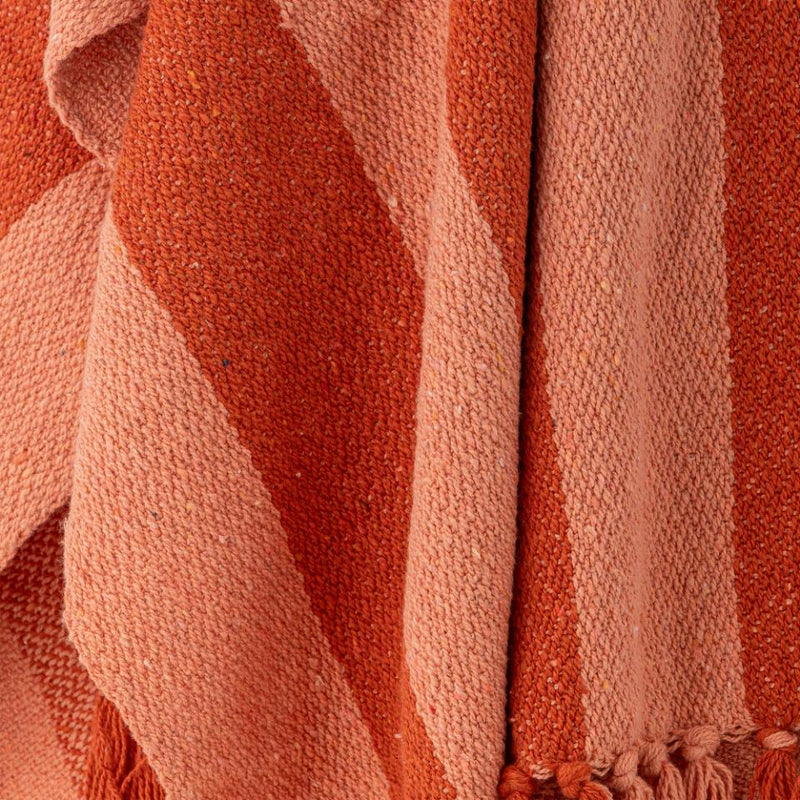 PLAID FRELLO THROW ORANGE