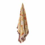 PLAID REIMS THROW YELLOW