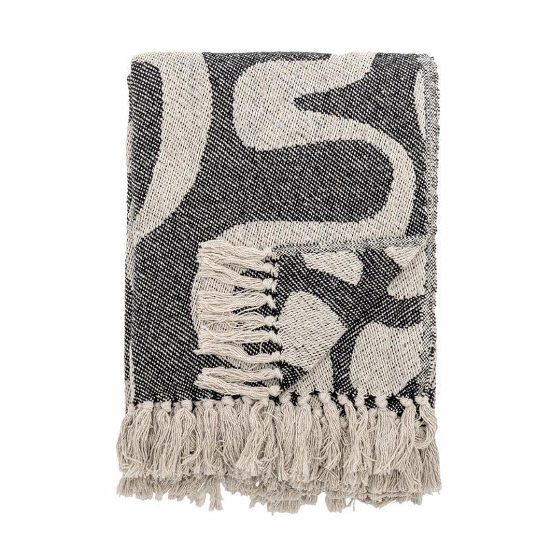 PLAID SALOBRE THROW BLACK