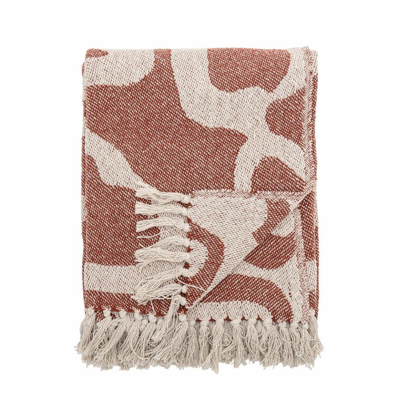 PLAID SALOBRE THROW BROWN