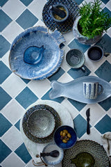 FAE SERVING PLATE BLUE