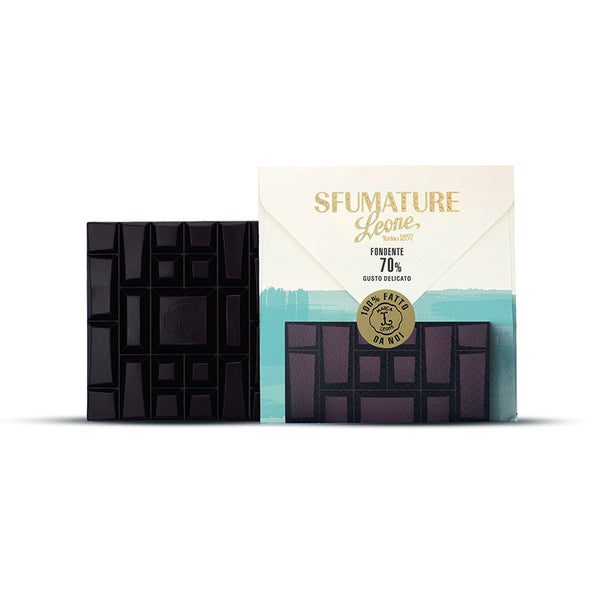 CIOCCOLATO SFUMATURE LEONE FONDENTE 70% DELICATO