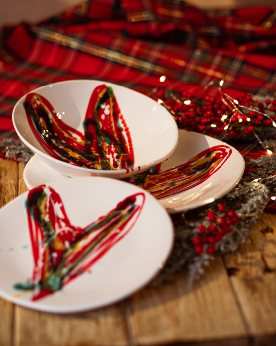 HEART PIATTO PIANO IRREGOLARE