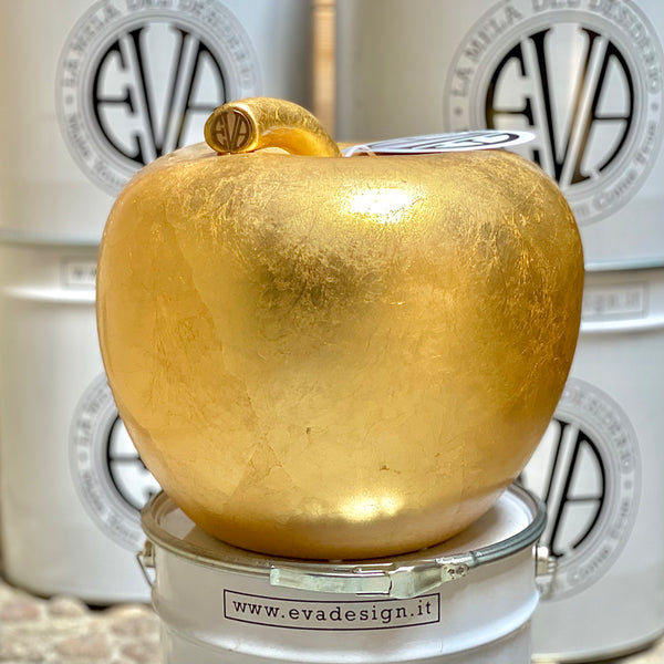 EVA DECOR FOGLIA ORO GRANDE - EVA LA MELA DEL DESIDERIO