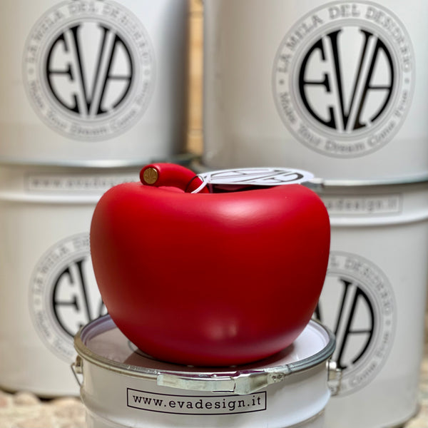 EVA LA MELA DEL DESIDERIO MONOCOLOR ROSSA OPACA