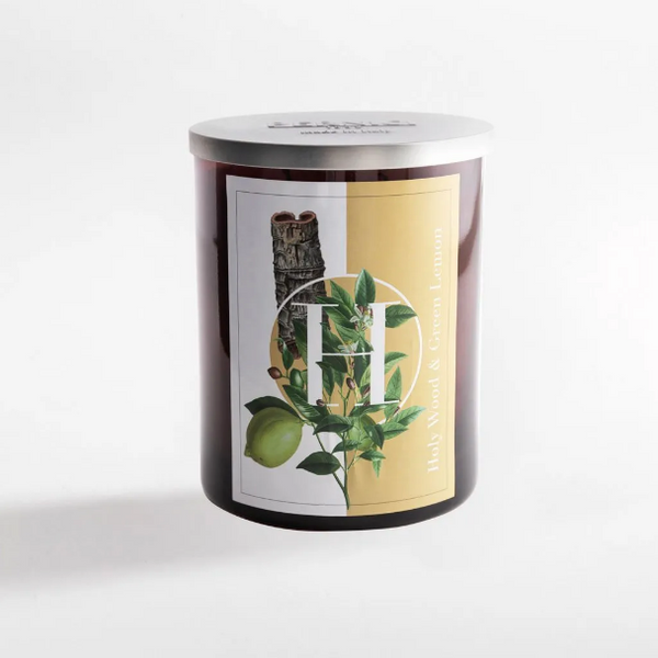 CERERIA PERNICI CANDELA HOLY WOOD & GREEN LEMON 900GR